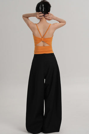 Stylish Backless Camisole Top