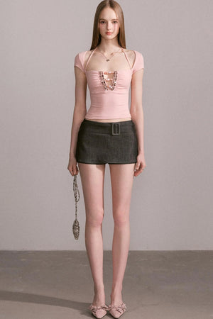 Summer A-Line Mini Skirt
