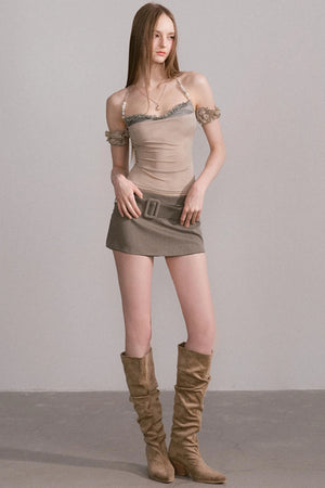 Summer A-Line Mini Skirt