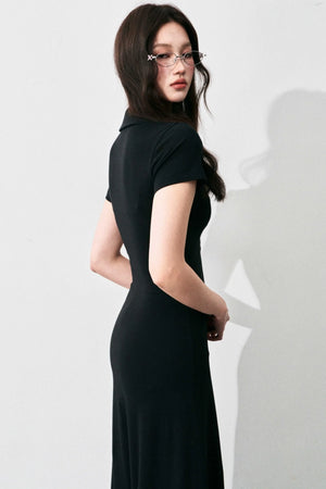 Summer A-Line Polo Dress