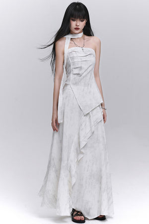 Summer Aesthetic Halter Skirt Set-Up