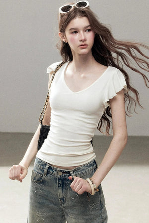 Summer Breeze V-Neck Top