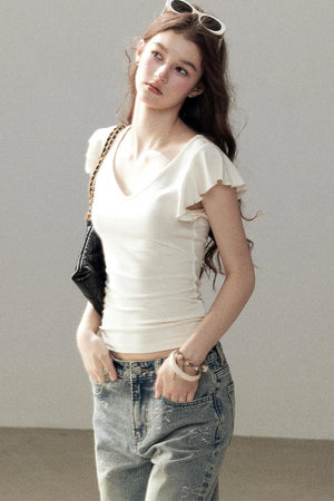 Summer Breeze V-Neck Top