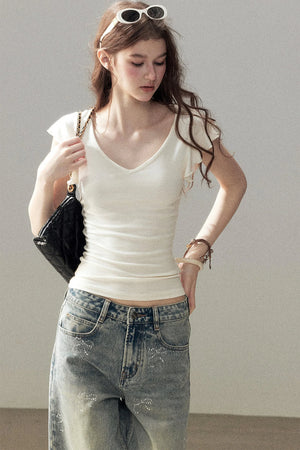 Summer Breeze V-Neck Top