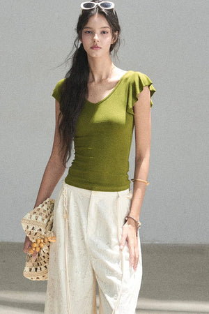 Summer Breeze V-Neck Top