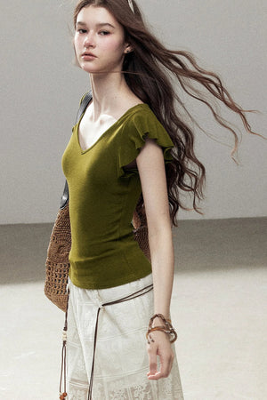 Summer Breeze V-Neck Top