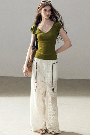 Summer Breeze V-Neck Top