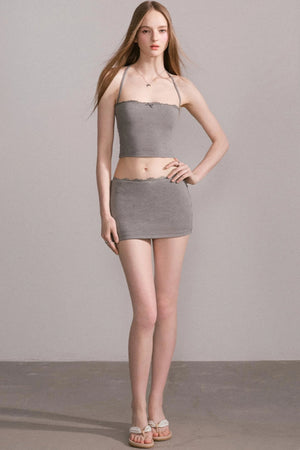 Summer Chic Two-Piece Halter Set-Up