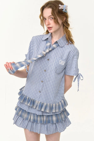 Summer Doll Collar Shirt