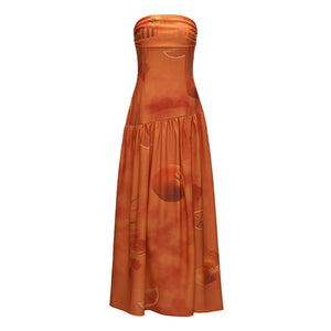 Summer Elegance Strapless Dress