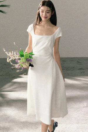 Summer Elegant Slim-Fit Versatile A-Line Dress