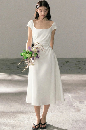 Summer Elegant Slim-Fit Versatile A-Line Dress