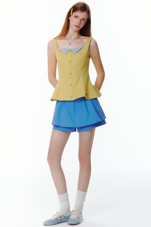 Summer Encounter Vintage A-line Skirt