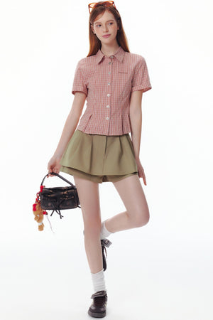 Summer Encounter Vintage A-line Skirt