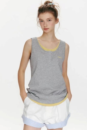 Summer Flavor Color-Blocked Vest