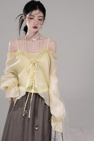 Summer Floral A-Line Skirt