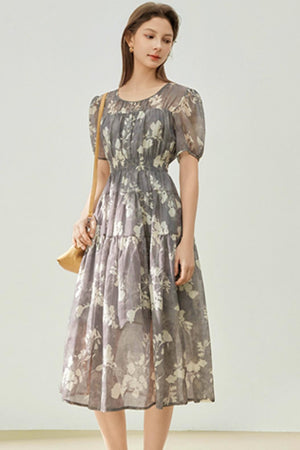 Summer Floral Tencel Dress