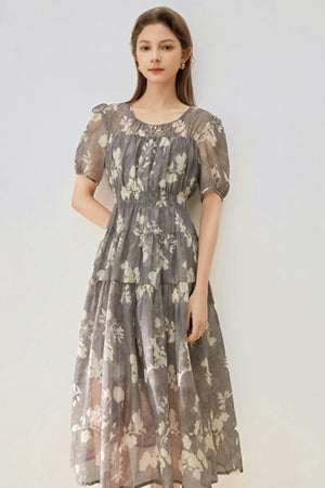 Summer Floral Tencel Dress