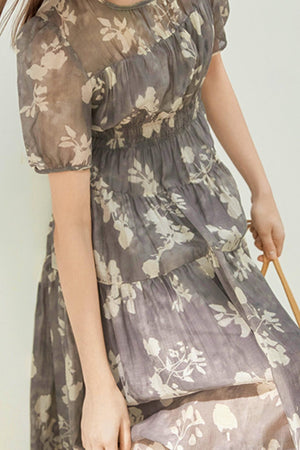 Summer Floral Tencel Dress