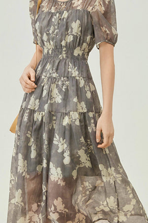 Summer Floral Tencel Dress