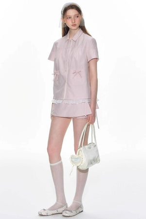 Summer Flower Bud Shirt Set-Up