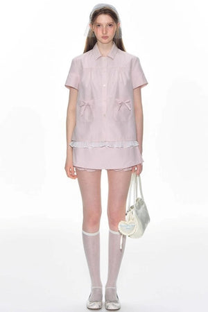 Summer Flower Bud Shirt Set-Up