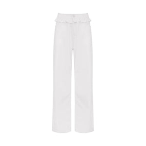 Summer High-Waist Denim Trousers