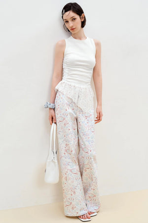 Summer Lace Asymmetrical Vest
