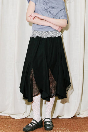Summer Lace Fishtail Skirt