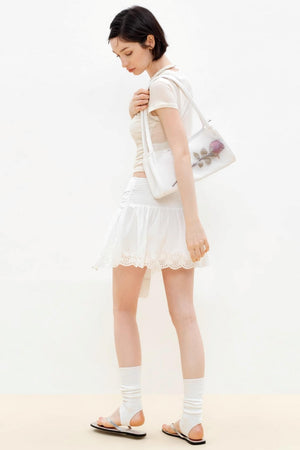 Summer Lace Halter Skirt