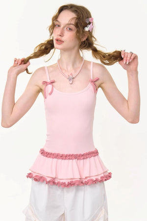 Summer Lace Knit Camisole