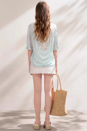 Summer Lace Swing Top