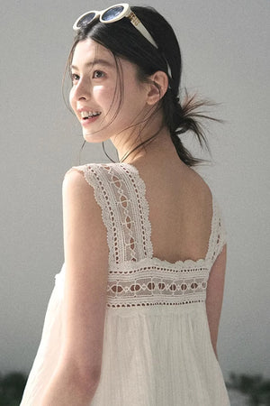 Summer Lace Transparent Blouse
