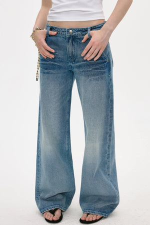 Summer Light-Waist Jeans