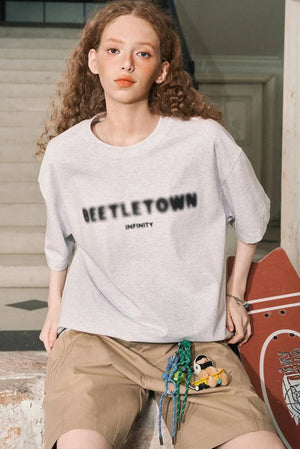Summer Loose And Short Beetle Tee