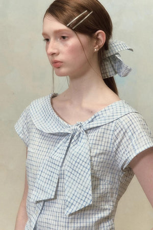 Summer Plaid Top