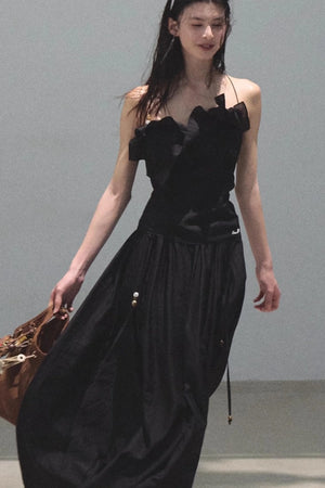 Summer Ruffled Camisole Skirt Set-Up