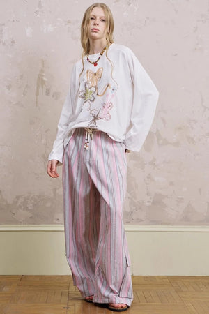 Summer Striped Trousers