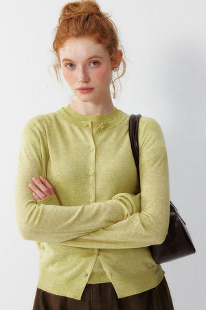 Summer Thin Breathable Knit Cardigan Set-Up