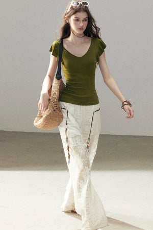 Summer Wind V-Neck Top