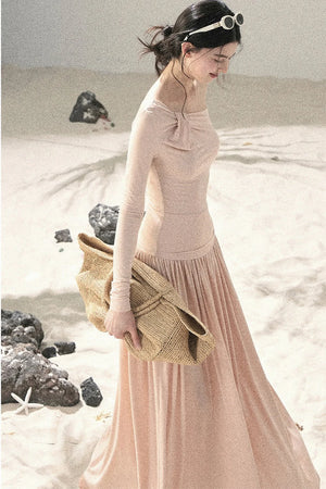 Sunset Elegance Top and Skirt Set-Up