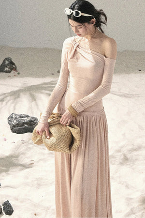 Sunset Elegance Top and Skirt Set-Up