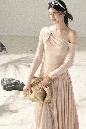 Sunset Elegance Top and Skirt Set-Up