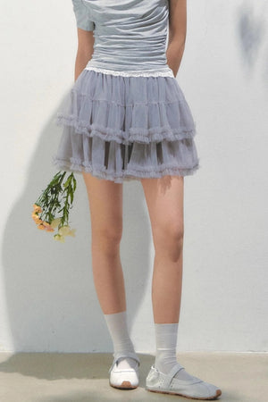 Sunset Halter A-Line Skirt