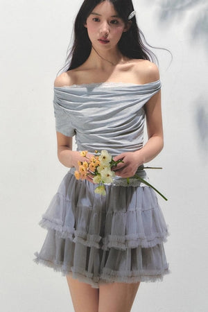 Sunset Halter A-Line Skirt