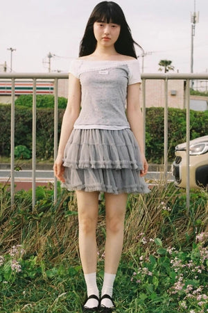 Sunset Halter A-Line Skirt
