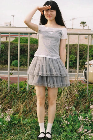 Sunset Halter A-Line Skirt