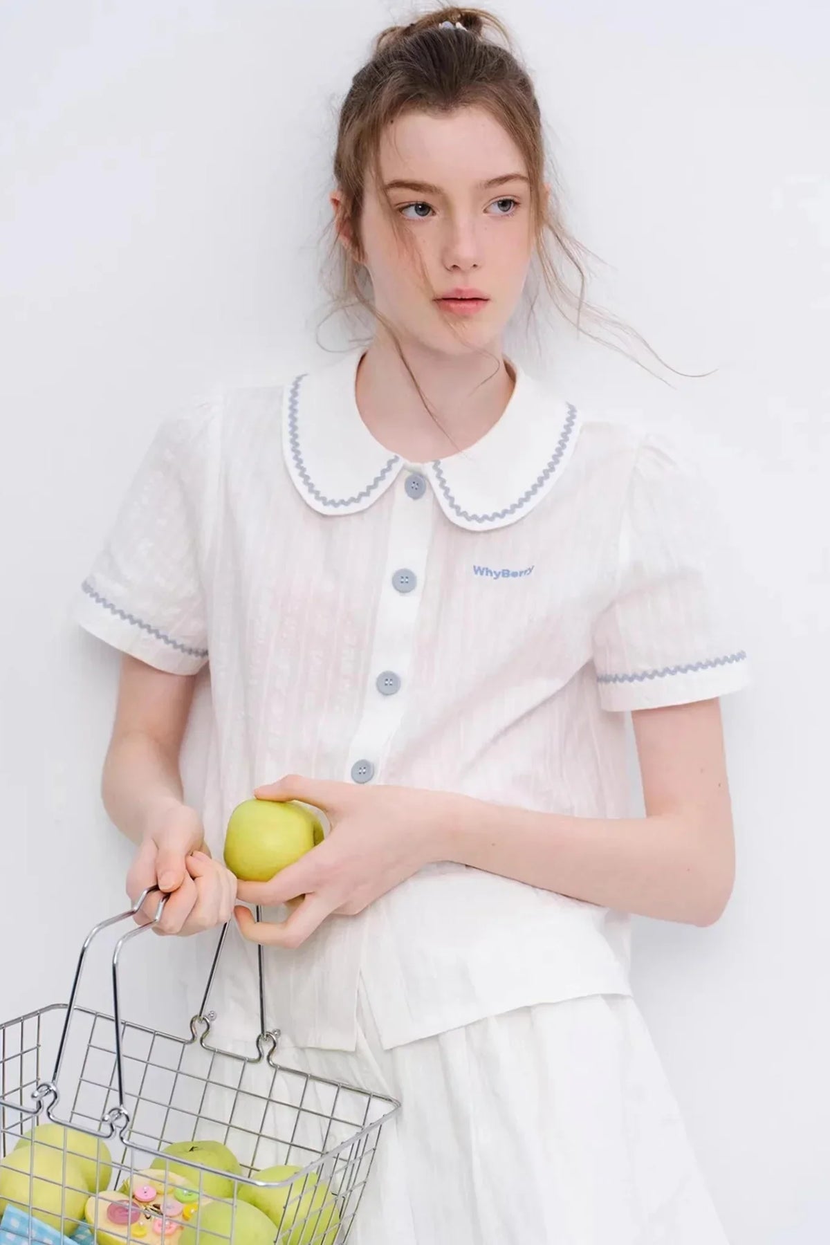 Sunset Island Doll Collar Shirt
