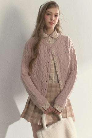 Sunset Pine Forest Wool Sweater