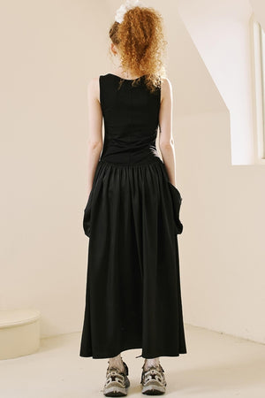 Swallow Embroidered Summer Dress